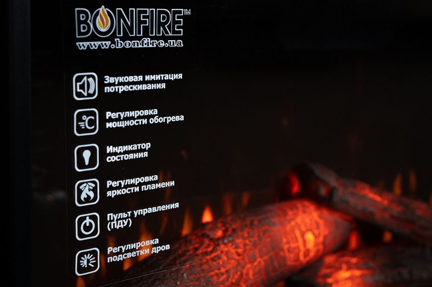 Електричний камін Bonfire Coral 26L (Новинка: інфрачервоне нагрівання) Bonfire Coral 26L фото