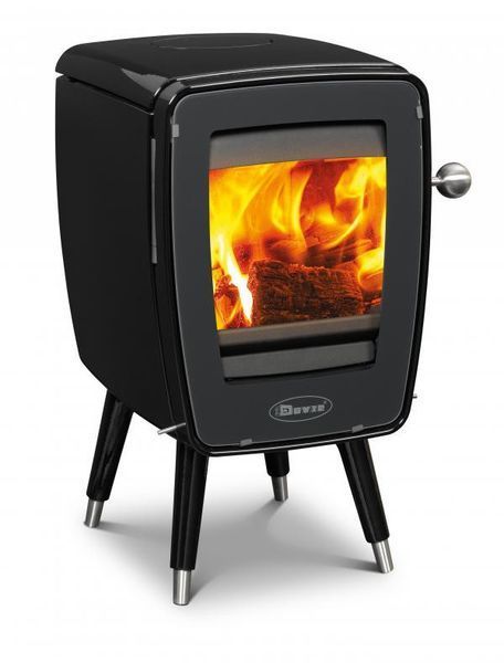 Чавунна піч Dovre Vintage 30/E10 емаль глянцевий чорний емаль - 5 кВт Vintage 30/E10 эмаль фото