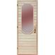 Дерев'яні двері з матовим склом для сауни Україна 80х210 липа (варіант 2) 67561 фото 1