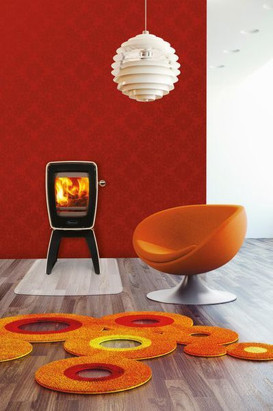 Чавунна піч Dovre Vintage 30 /E8 емаль бежева - 5 кВт Vintage 30 /E8 эмаль фото