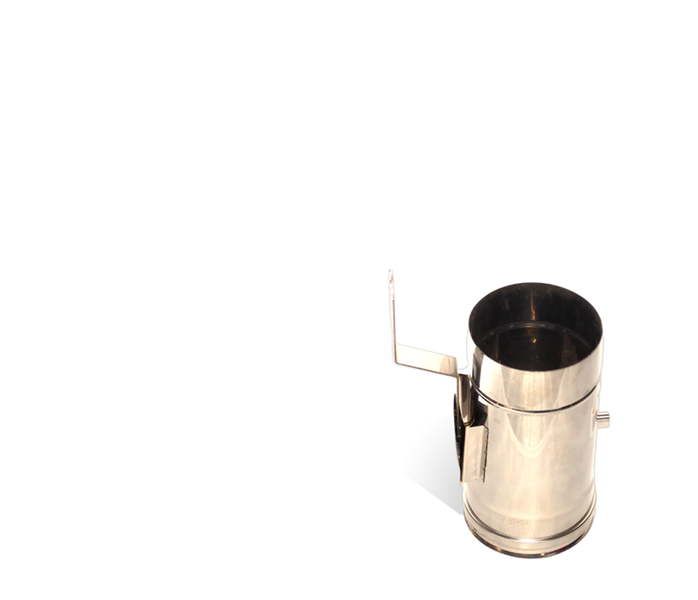 Версія-Люкс (Кривий-Ріг) Регулятор тяги з нержавіючої сталі 0,5 мм, діаметр 180 1061673071 фото