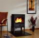 Чавунна піч Dovre 425 CB/E6 коричнева майоліка емаль - 8 кВт 425 CB/E6 эмаль фото 4