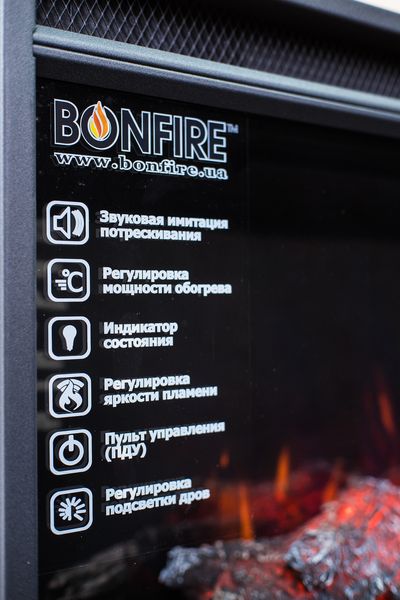 Електричний камін Bonfire SAPFIRE 57L (143 см) зі звуком Bonfire SAPFIRE 57L фото