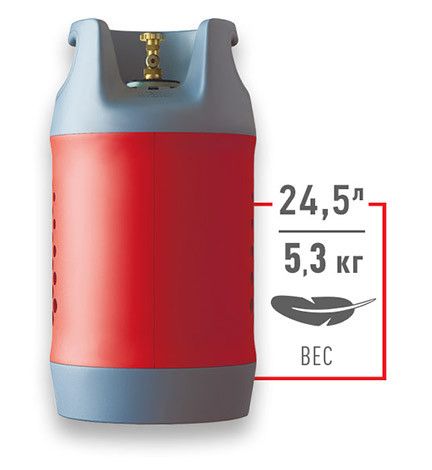 Балон газовий HPCR-G.4 — 26,2 л (Чехія, під український редуктор) HPCR-G.4 - 26,2 л фото
