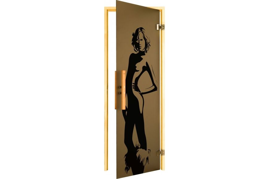 Стеклянная дверь для сауны Tesli Мрія RS 1900 x 700 10285 фото