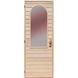 Деревянная дверь со стеклом для сауны Украина 70х200 липа (вариант 2) 67551 фото 1