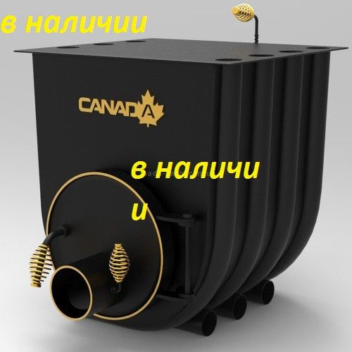 Печь калориферная «Canada» с варочной поверхностью «03» «Canada» «03» В фото