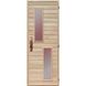 Дерев'яні двері зі склом для сауни Україна 70х210 липа (варіант 2) 67552 фото 1