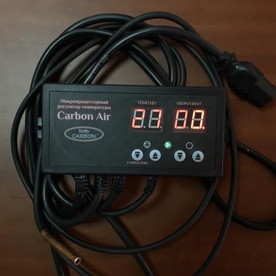 Комплект регулятор температури Carbon + Турбіна Комплект автоматики фото