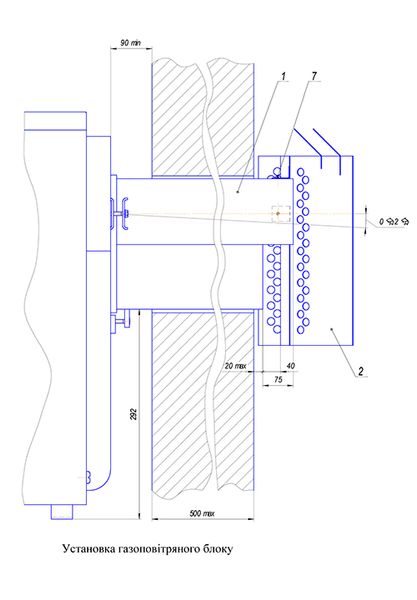 Газовий котел КС-ГВС-16 ДS Тип газового котла Бездимохідний (парапетний) Кількість контурів Двоконтурний Спосіб установки Підлоговий фото