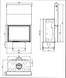 Каминная топка Dovre 2180 CBGDCP/B с дистрибьютором гильйотина -15 кВт Dovre 2180 CBGDCP/B фото 5