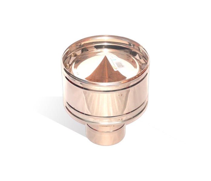 Версія-Люкс (Кривий-Ріг) Дефлектор з нержавіючої сталі 0,5 мм, діаметр 125мм 1061673417 фото