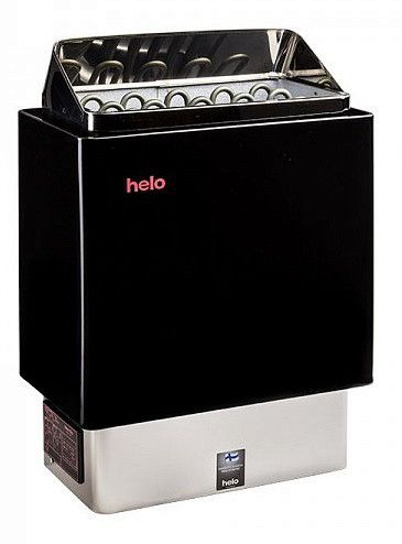 Настенная электрокаменка Helo Cup 45D черная, электрокаменки для сауны Helo CUP 45D фото
