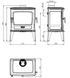 Чугунная печь Dovre TAI 45WD- 9 кВт Dovre TAI 45WD фото 7