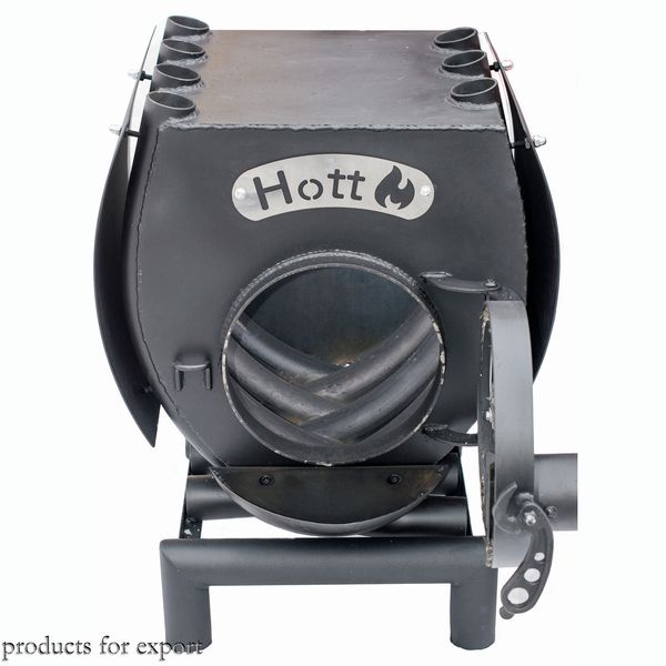 Печь булерьян отопительно варочная Hott (Хотт) с перфорацией Тип-00 -100 м3 Hott - «00» фото
