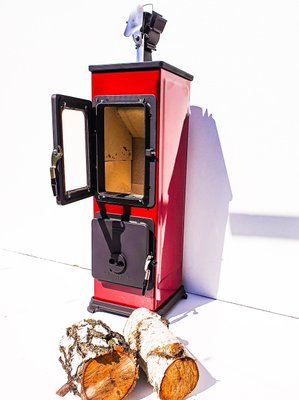 Опалювально варильна піч на дровах Thorma BOZEN - червона (камінофен , кахельна грубка) 1398925342 фото