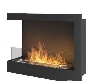 Биокамин Simple Fire Corner 600 L со стеклом Simple Fire Frame 600 фото