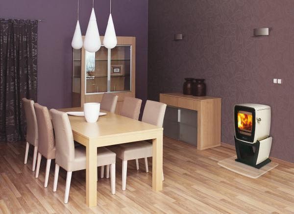 Чугунная печь Dovre Vintage 30 CR/E8 эмаль бежевая - 5 кВт Vintage 30 CR/E8 эмаль фото
