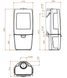 Чугунная печь Dovre Sense 203/E14 светло серая эмаль - 7 кВт Sense 203/E14 эмаль фото 8