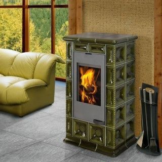 Кахельна піч Alako 3 TV-водяний контур Alako 3 TV фото