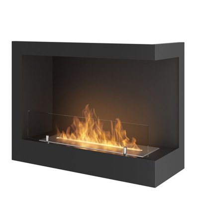 Біокамін Simple Fire Corner 600 R зі склом Simple Fire Frame 600 фото