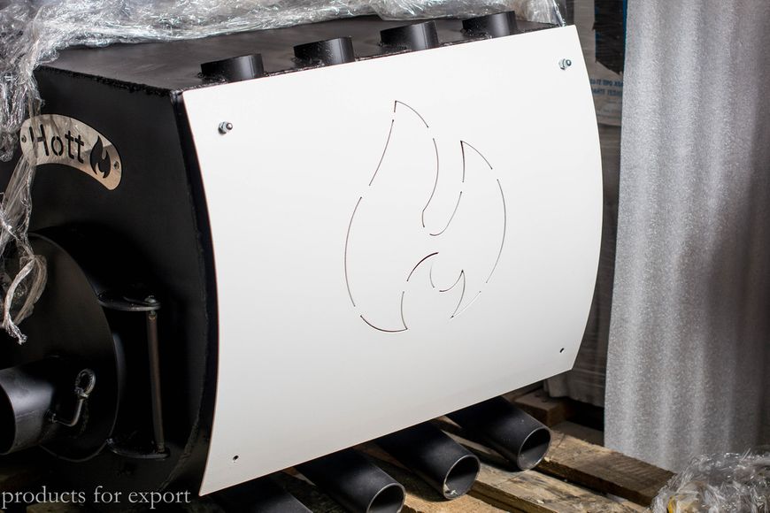Печь булерьян отопительно варочная с перфорацией Hott (Хотт)Тип-01 -200 м3 Hott - «01» фото