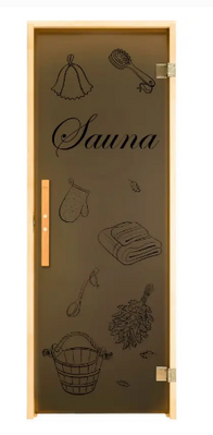 Дверь для бани и сауны Tesli Сауна RS 1900 x 700 5663 фото