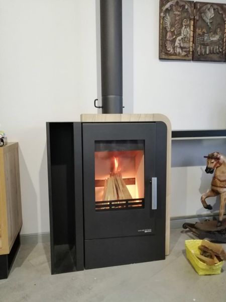 Кафельная печь на дровах, каминофен Haas+Sohn Nordby woodstone prestige 1398925020 фото