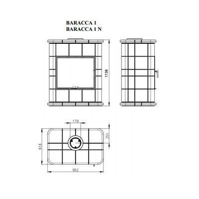 Кахельна піч Baracca 1 печи Baracca 1 фото