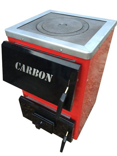 Котел на твердом топливе Carbon КСТО-12П (с плитой) Carbon КСТО-12П фото