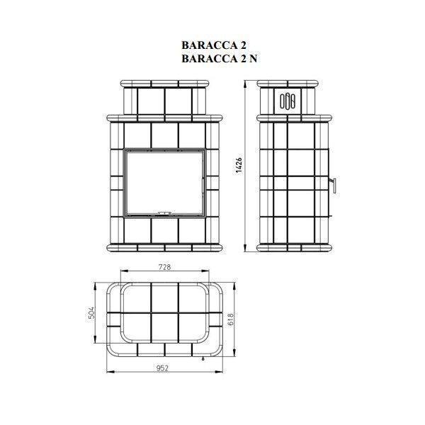 Кахельна піч Baracca 2 Baracca 2 фото