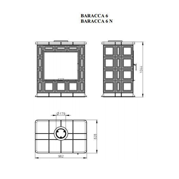 Печь кафельная Baracca 6 Baracca 6 фото