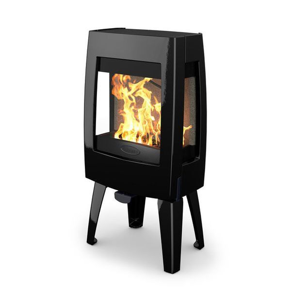 Чугунная печь Dovre Sense 303/E10 глянцево черная эмаль - 9 кВт Sense 303/E10 эмаль фото