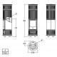 Печь на дровах Piazzetta E929 CH Hermetic 39007 фото