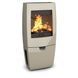 Чавунна піч Dovre Sense 400/E8 бежева емаль - 9 кВт Sense 400/E8 эмаль фото 1