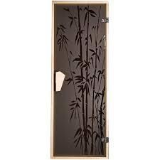 Двері для сауни «Бамбуковий ліс» Tesli фото