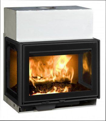 Каминная топка Dovre 2175 CBS3C/B с дистрибьютером-12 кВт Dovre 2175 CBS3C/B фото