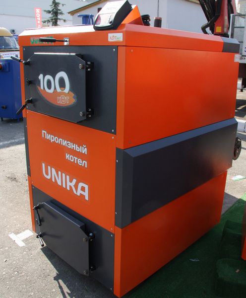 Котёл пиролизный твердотопливный КОТэко Unika (Уника), 18 кВт Котёл пиролизный твердото фото