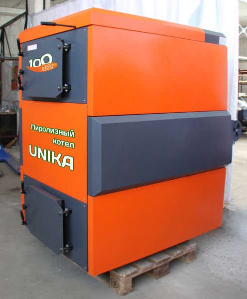Котел піролізний твердопаливний КОТэко Unika (Уніка), 18 кВт Котёл пиролизный твердото фото