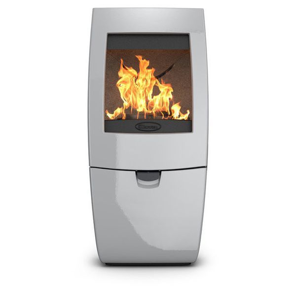 Чугунная печь Dovre Sense 400/E14 светло серая эмаль - 9 кВт Sense 400/E14 эмаль фото
