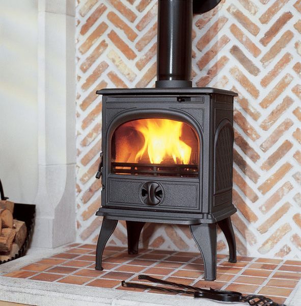 Чавунна мульти піч Dovre 760 GM/Е10 глянцевий чорний емаль - 11 кВт 760 GM/Е10 эмаль фото
