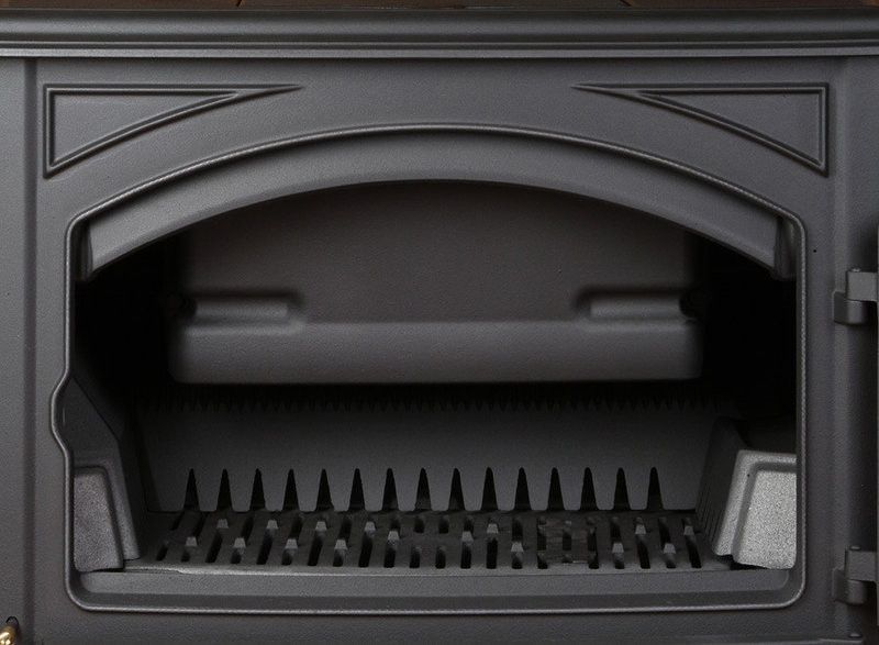 Чавунна мульти піч Dovre 760 GM/Е10 глянцевий чорний емаль - 11 кВт 760 GM/Е10 эмаль фото