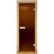Стеклянная дверь для сауны Украина 80х200 матовая бронза 67577 фото 1
