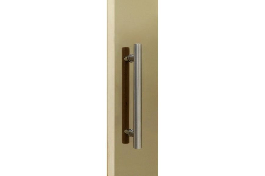 Двері для лазні та сауни Tesli Steel Sateen RS 2000х800 13593 фото