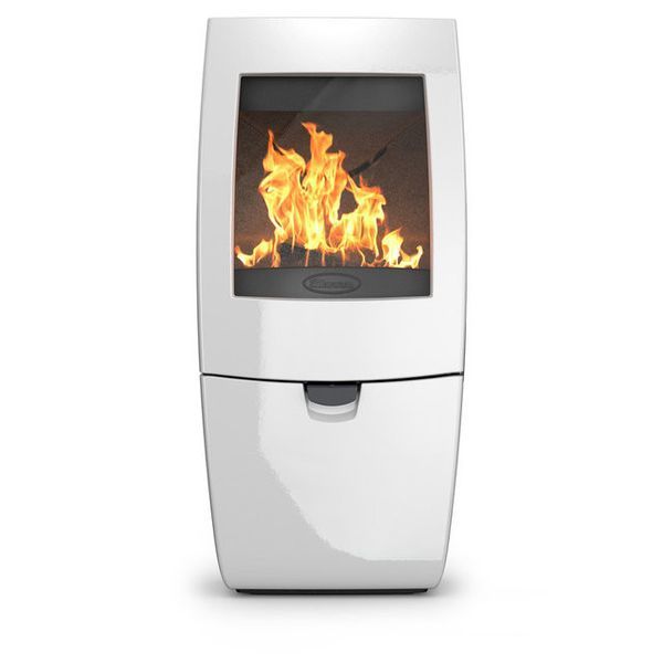 Чугунная печь Dovre Sense 403/E12 белая эмаль - 9 кВт Sense 403/E12 эмаль фото