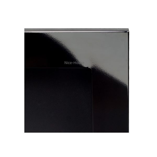 Біокамін Nice-House 900x400 мм-чорний глянець зі склом Nice-House 900x400 фото