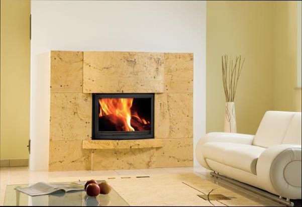 Каминная топка Dovre 2180 CBBSCP/B с дистрибьютором панорама-15 кВт Dovre 2180 CBBSCP/B фото