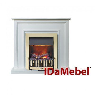Камінокомплект IDaMebel Adele Білий Danville Antic Brass Danville  Antic Brass фото