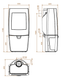 Чугунная печь Dovre Sense 403/E14 светло серая эмаль - 9 кВт Sense 403/E14 эмаль фото 4
