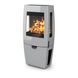 Чугунная печь Dovre Sense 403/E14 светло серая эмаль - 9 кВт Sense 403/E14 эмаль фото 3
